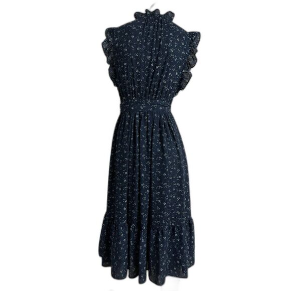 Kate Spade Out West Wild Rose Ruffle Flutter Wrap Dress Size 4 EUC - Picture 5 of 12